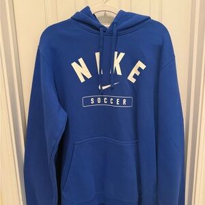 Nike Blue Soccer Hoodie